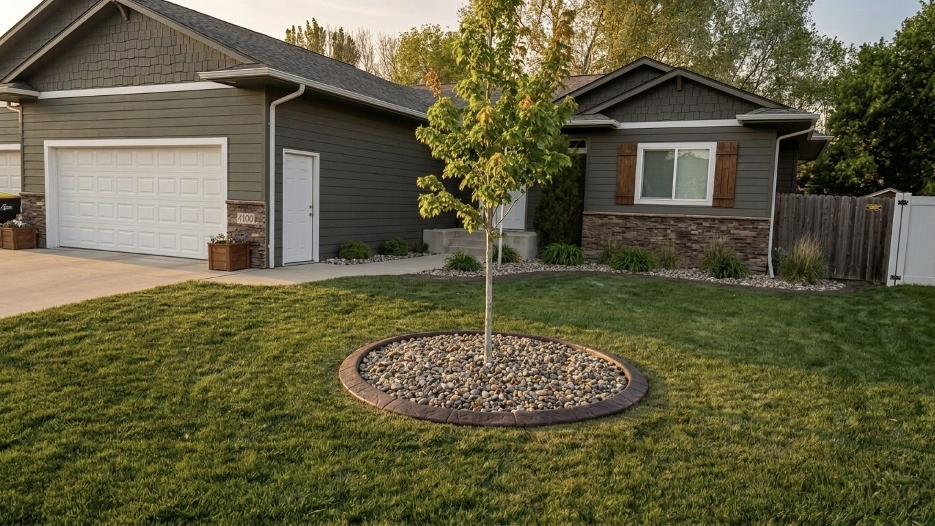 Decorative concrete curbing