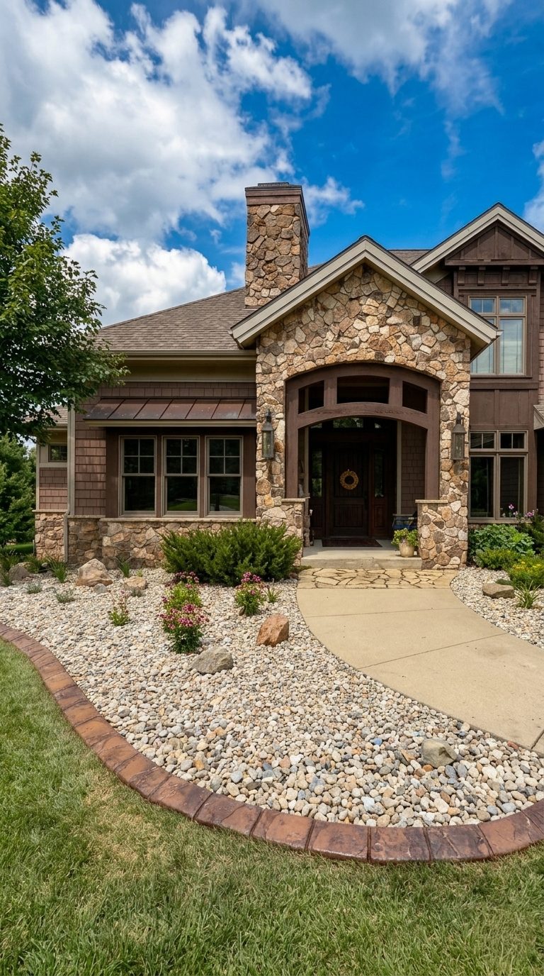 Decorative concrete curbing