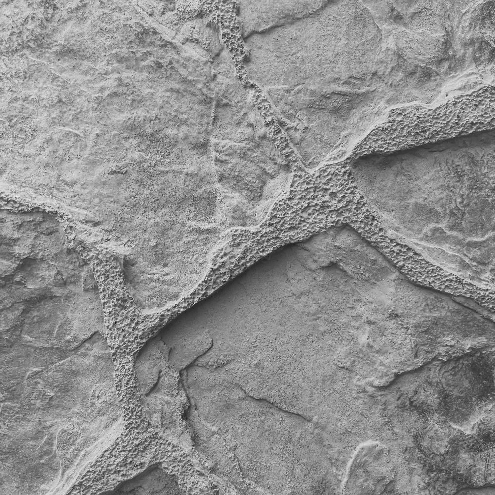 Boulder Stone concrete curbing texture
