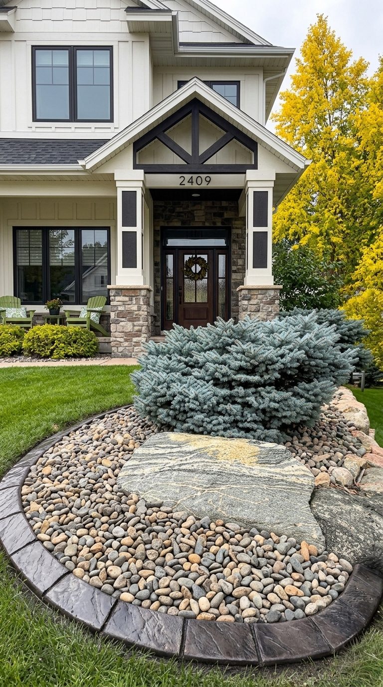 Decorative concrete curbing