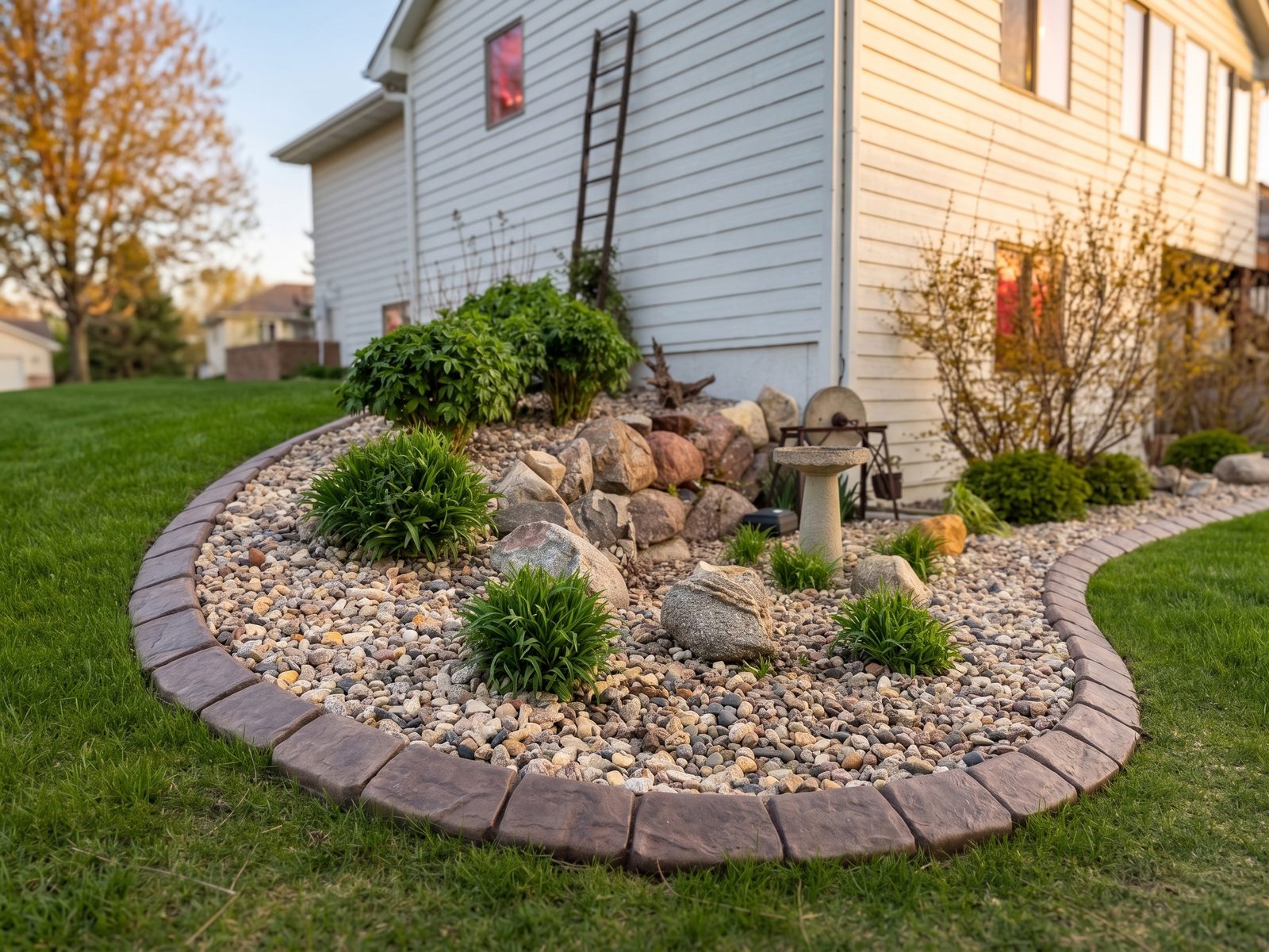 Decorative concrete curbing