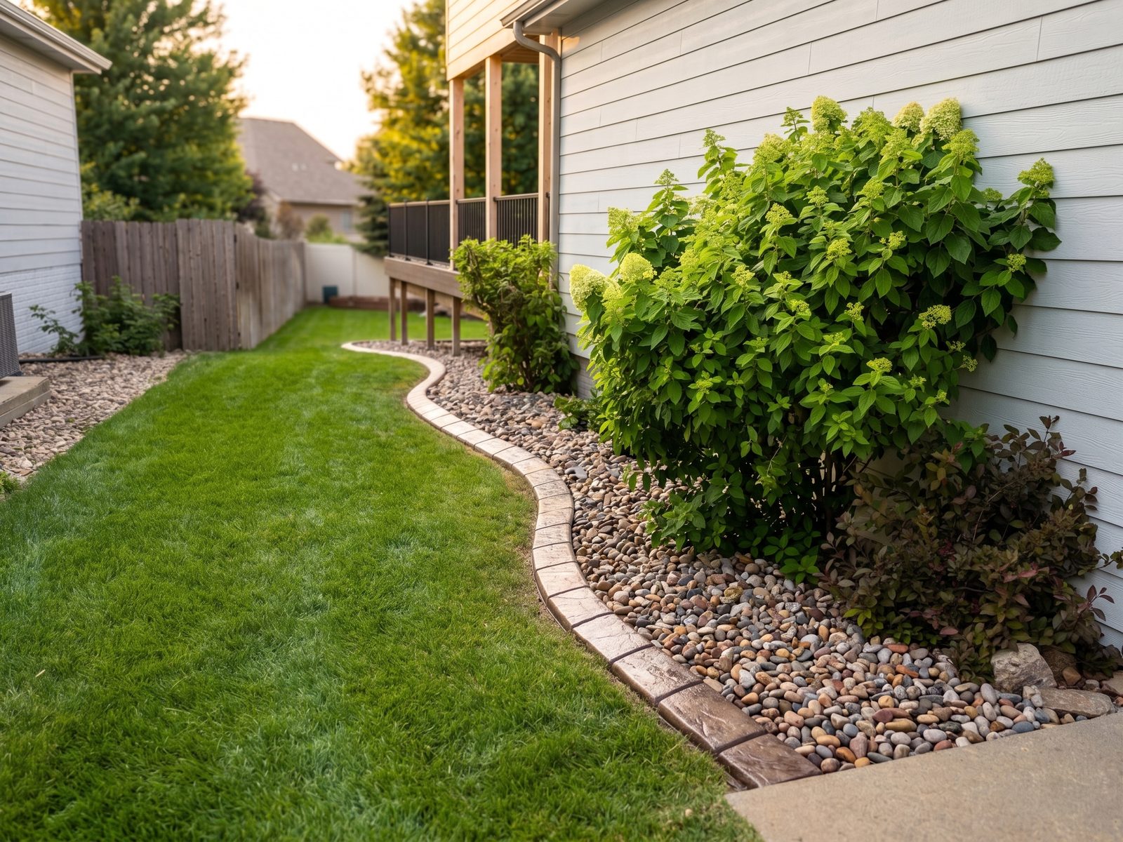 Decorative concrete curbing