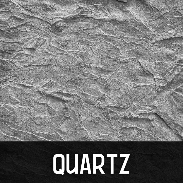 Quartz concrete curbing texture