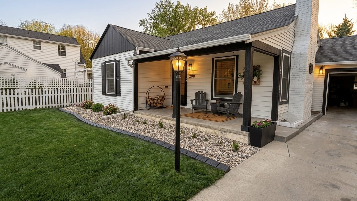 Decorative concrete curbing