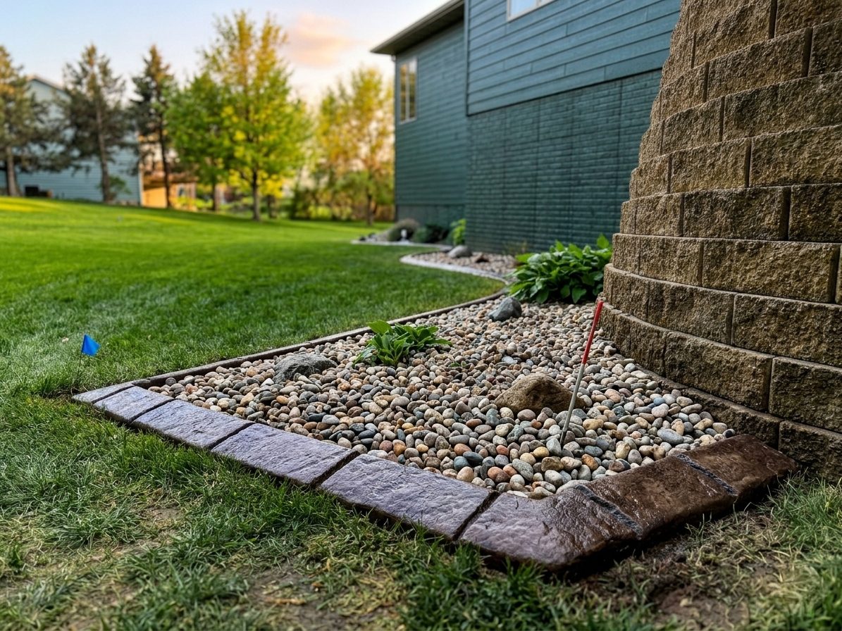 Decorative concrete curbing