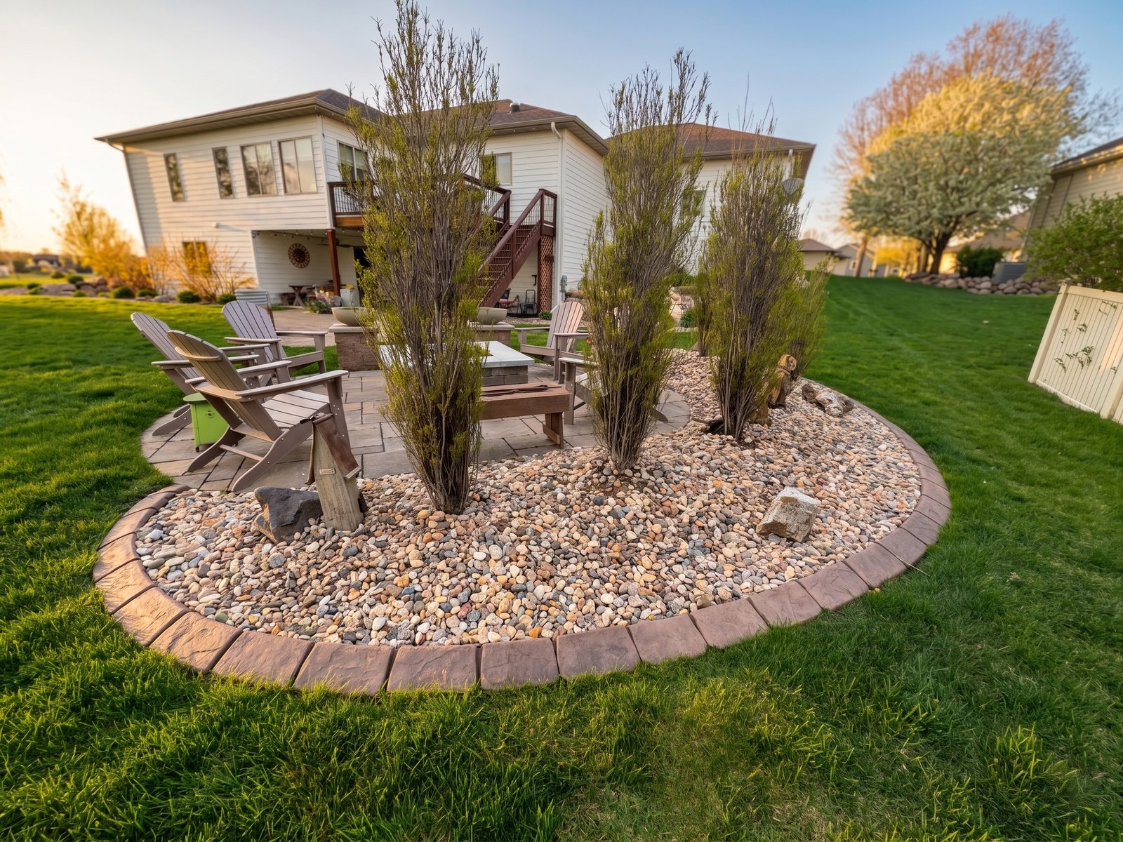 Decorative concrete curbing