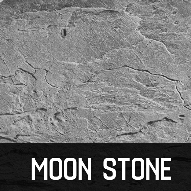 Moon Stone concrete curbing texture